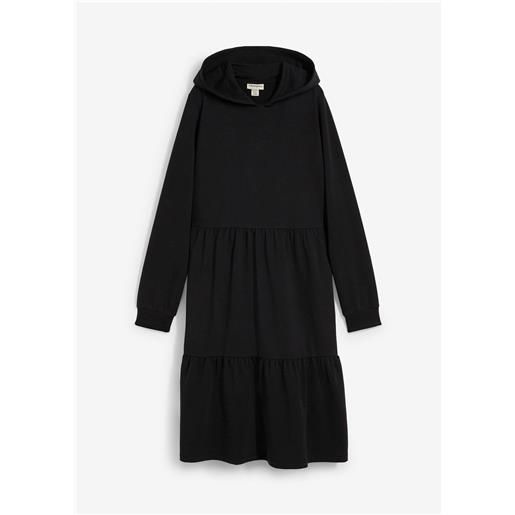 bonprix abito in felpa-nero