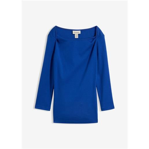 bonprix maglia in puro cotone biologico-blu