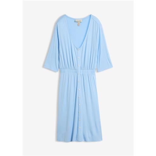 bonprix abito in jersey di misto viscosa e elastan-blu