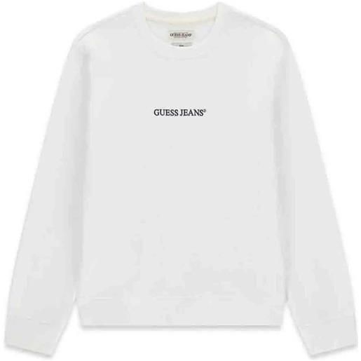 GUESS JEANS felpa uomo - GUESS JEANS bianco - m4yq19 k9v31