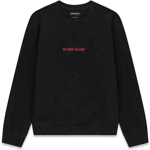 GUESS JEANS felpa uomo - GUESS JEANS nero - m4yq19 k9v31