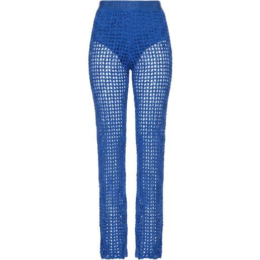 PINKO - leggings - blu