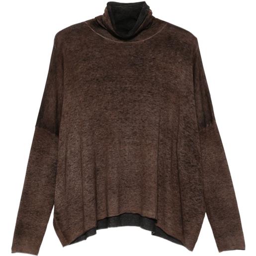 Avant Toi roll-neck sweater - marrone