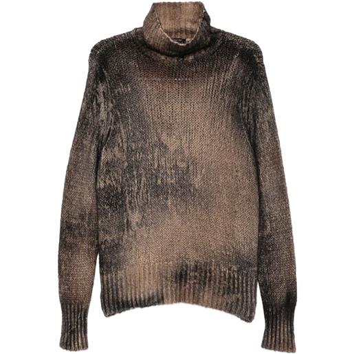 Avant Toi roll-neck sweater - marrone