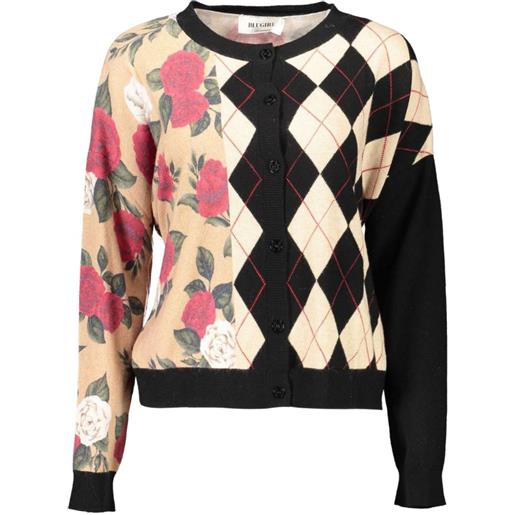 Blugirl cardigan a fiori - toni neutri