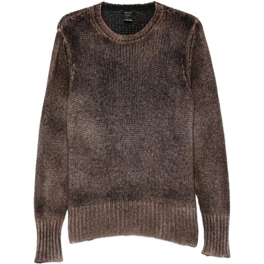Avant Toi ribbed-knit sweater - marrone