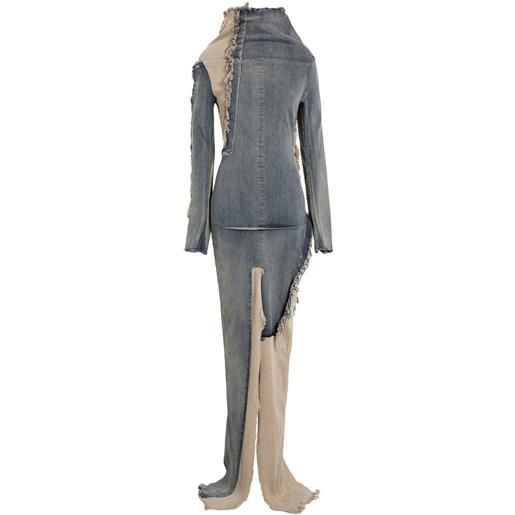 RICK OWENS - tubino - blu