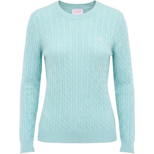 SUN 68 - pullover - turchese