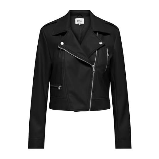 ONLY Carmakoma carcarmen faux leather biker otw noos carcarmen otw noos - scarpe da motociclista in finta pelle donna (pacco da 1)