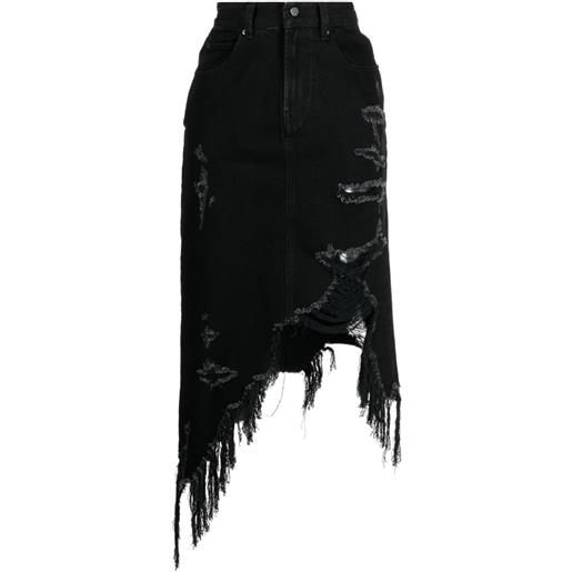 JNBY gonna denim asimmetrica - nero