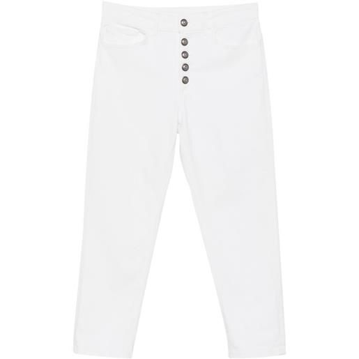 DONDUP jeans koons taglio comodo - bianco