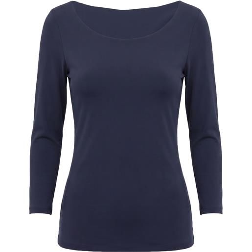 CHIARA BONI LA PETITE ROBE - basic t-shirt - blu notte