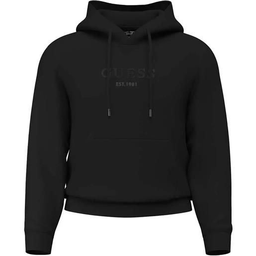 GUESS APPAREL felpa uomo - GUESS APPAREL nero - m6bq36 k6161