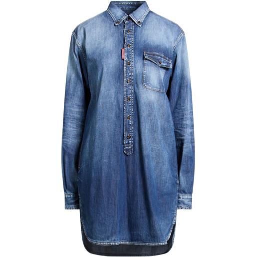 DSQUARED2 - vestito chemisier - blu