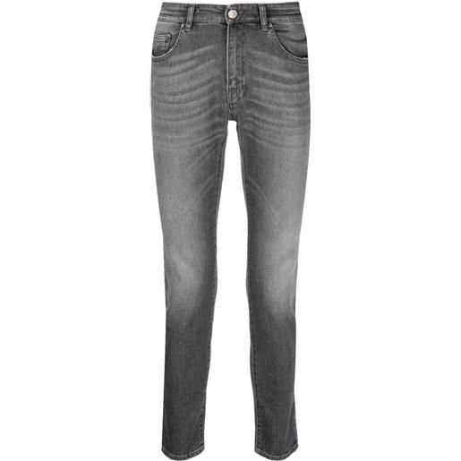PT Torino jeans slim a vita media - nero