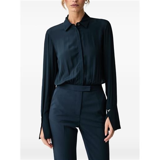 Patrizia Pepe long-sleeve jumpsuit - blu