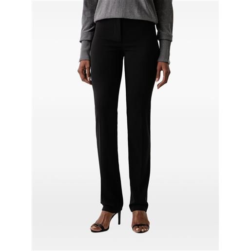 Patrizia Pepe pantaloni slim con applicazione fly - nero