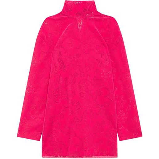 MSGM abito corto con fiocco - rosa