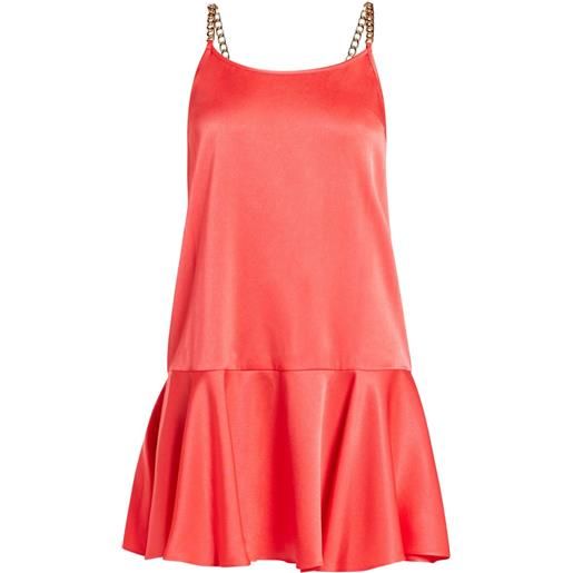 Michael Michael Kors abito corto con balza - rosa