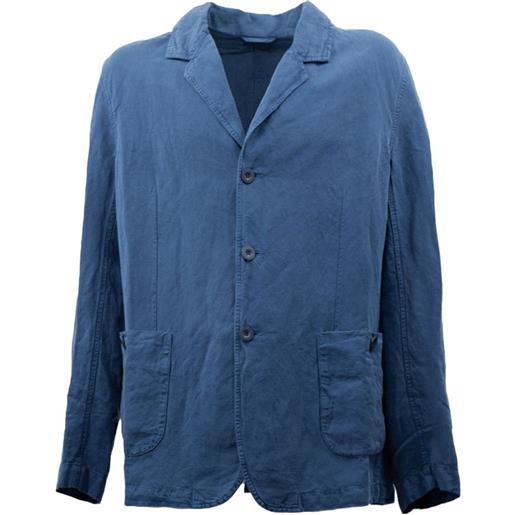 Casey Casey blazer monopetto con revers classici - blu