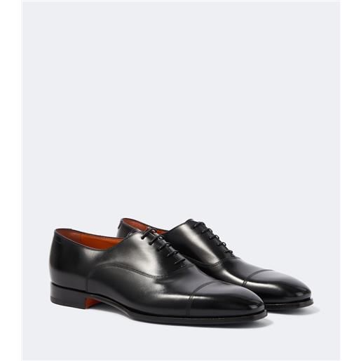 Santoni scarpe oxford in pelle