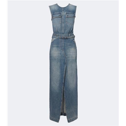 Dries Van Noten abito lungo di jeans