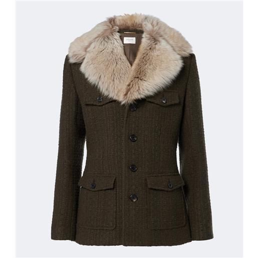 Saint Laurent abito lungo in jersey
