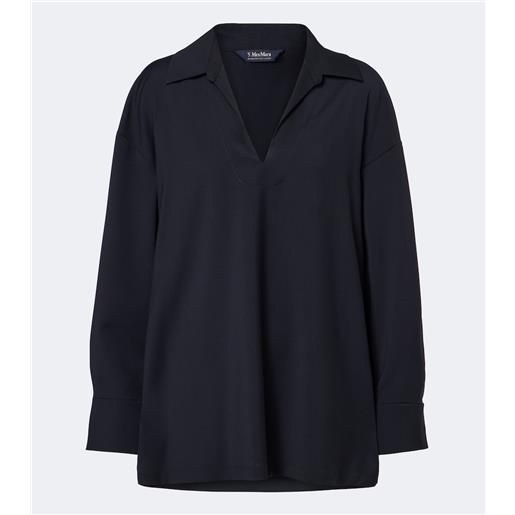 'S Max Mara blusa in lana vergine