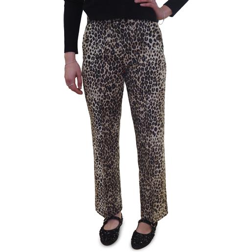 Marella pantalone donna fantasia animalier - 46 - mlt