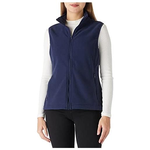 Outdoor Ventures gilet in pile da donna, morbido, senza maniche, con tasche con cerniera, per la primavera, l'autunno