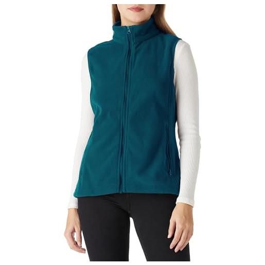 Outdoor Ventures gilet in pile da donna, morbido, senza maniche, con tasche con cerniera, per la primavera, l'autunno