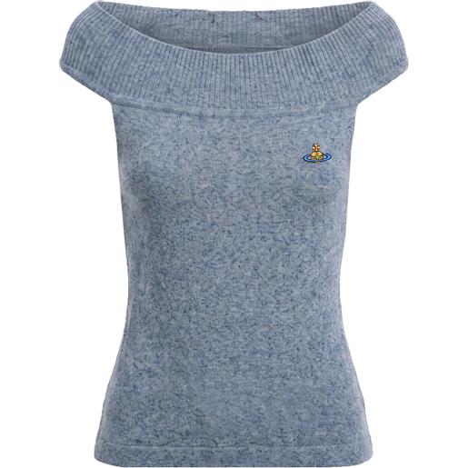 VIVIENNE WESTWOOD - top - blu chiaro