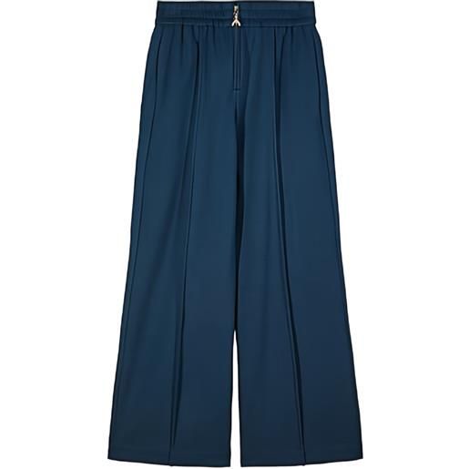 Patrizia Pepe pantaloni a gamba ampia - blu