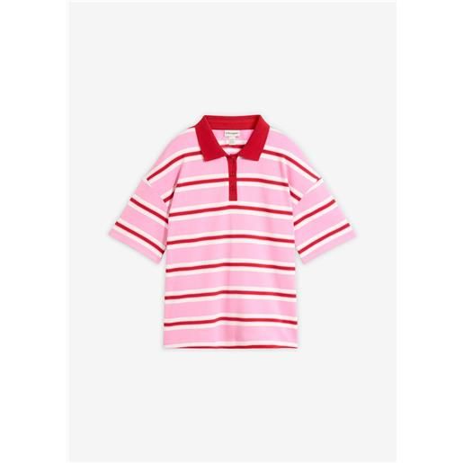 bonprix polo in puro cotone biologico-rosa