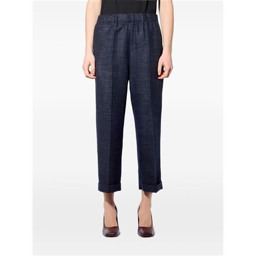 Liviana Conti pantaloni con vita elasticizzata - blu