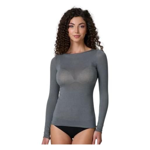 JADEA maglia manica lunga in cashmere scollata 4064 nuovi colori