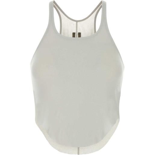 Rick Owens DRKSHDW canotta con scollo olimpionico - toni neutri