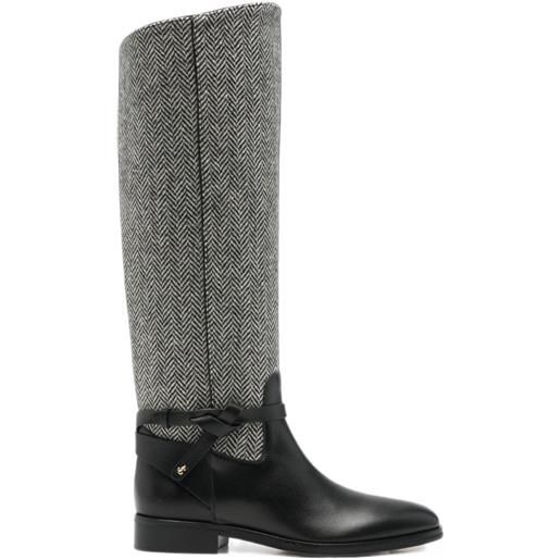 Jimmy Choo stivali al ginocchio lawton - nero