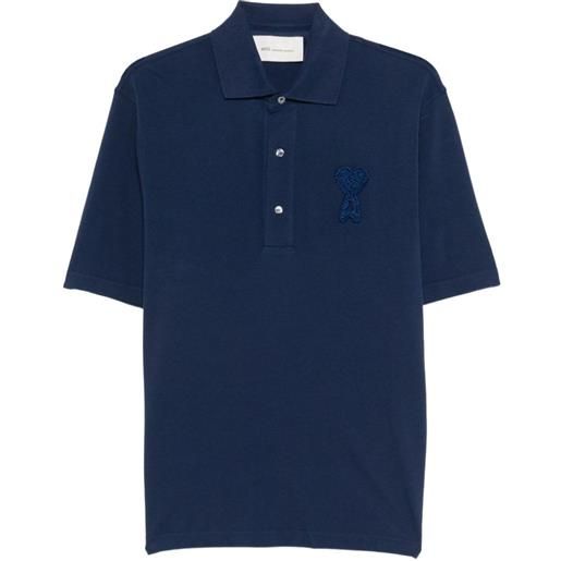 AMI Paris polo ami de coeur - blu