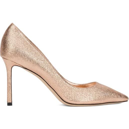 Jimmy Choo pumps romy con glitter - toni neutri