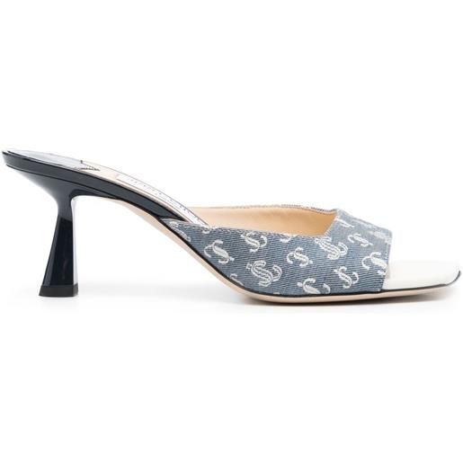 Jimmy Choo mules zania denim 75mm - blu