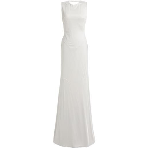 ELISABETTA FRANCHI - vestito lungo - grigio