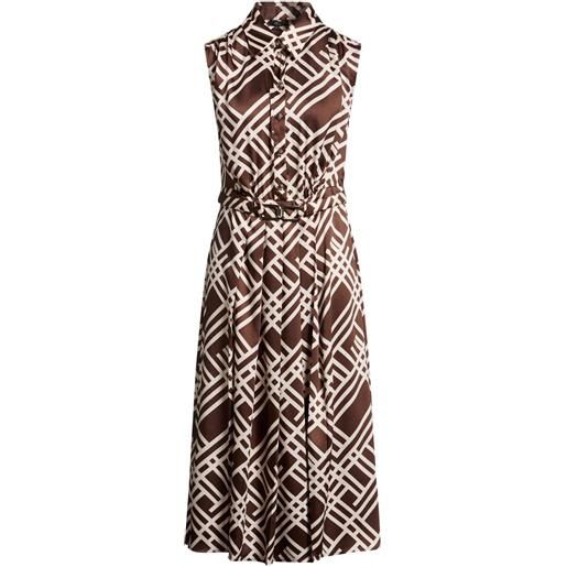 LIU -JO - vestito midi - cioccolato