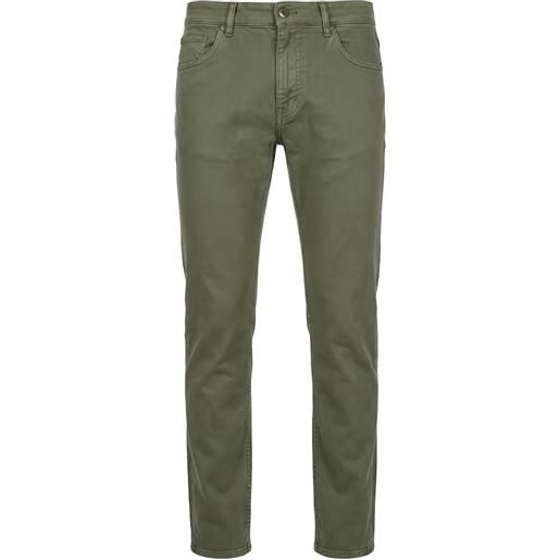 PT Torino jeans dritti con applicazione logo - verde