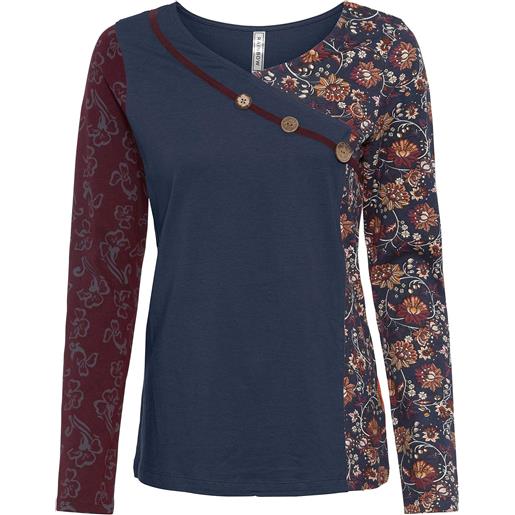 bonprix maglia con bottoni-blu