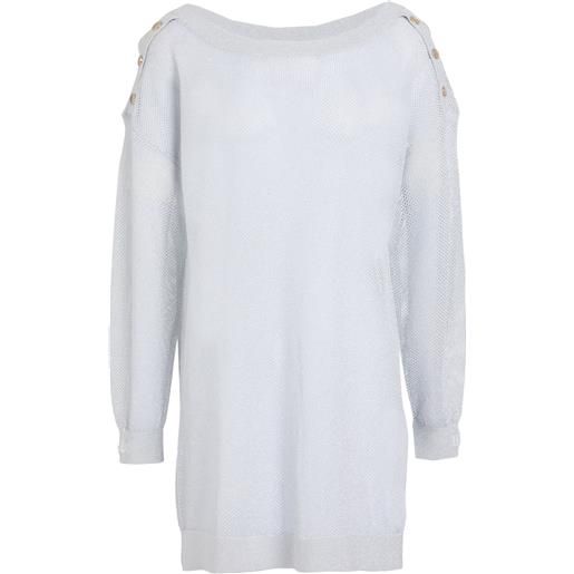 LIU -JO - pullover - grigio chiaro