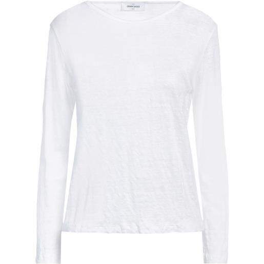 GRAN SASSO - basic t-shirt - bianco