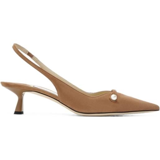 Jimmy Choo pumps amita con cinturino posteriore - marrone