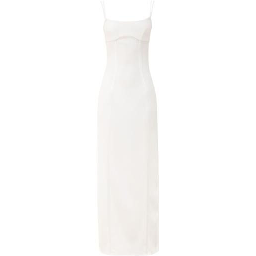 RXQUETTE abito lungo reverse - bianco
