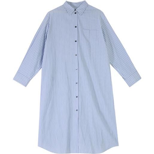 Paul Smith abito midi a righe - blu